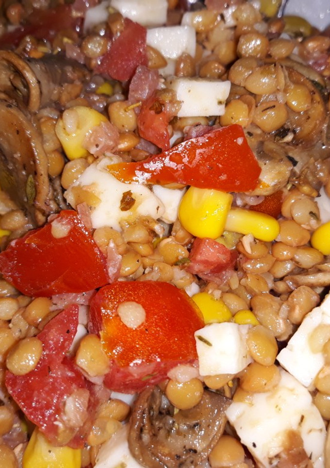 Una foto de Ensalada de Lentejas