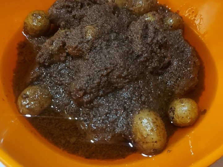 Langkah Gampang Membuat Resep Rendang Daging dan Kentang Bundo Kanduang🥔 yang Bikin Ngiler Anti Ribet, Bisa Manjain Lidah