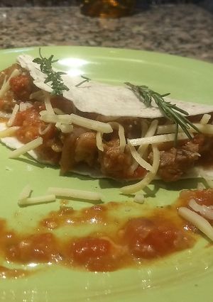 Una foto de Tacos argentos sin picante