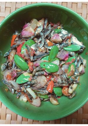 Foto resep Sambel bawang ikan asin