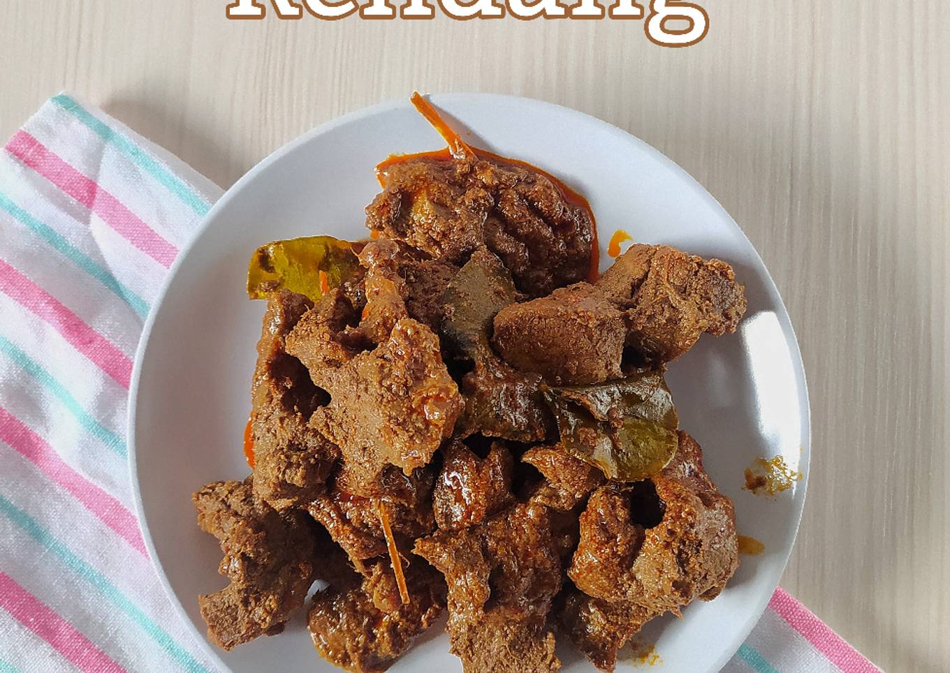 Rendang bumbu instan