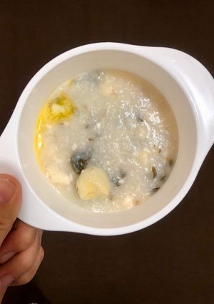 Foto resep Mpasi 8 bulan(Nasi, kangkung, telur puyuh, ikan nila, tauge)