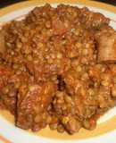 Guiso de lentejas
