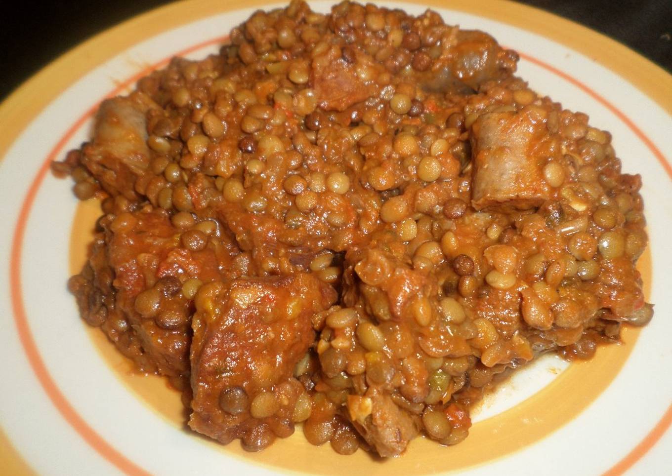 Guiso de lentejas