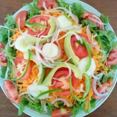 A picture of Vegetables salad.