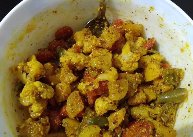 How to Make Homemade Mix veg aachar