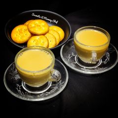 A picture of Emirati milk tea (Chai karak).