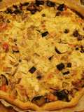 Zucchini, Red Pepper, and Feta Tart