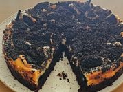 Una foto de tarta de oreo y nocilla
