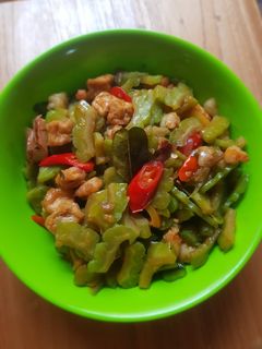 Foto resep Tumis Pare Tahu Udang