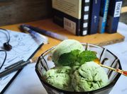 Gambar gelato whip cream