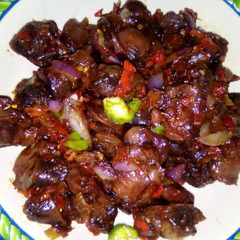 A picture of Peppered gizzard.
