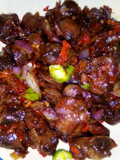 A picture of Peppered gizzard.