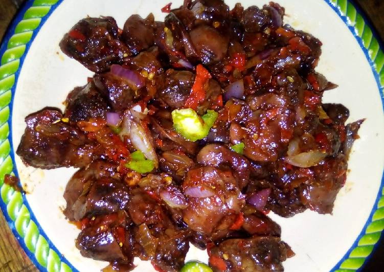 Peppered gizzard
