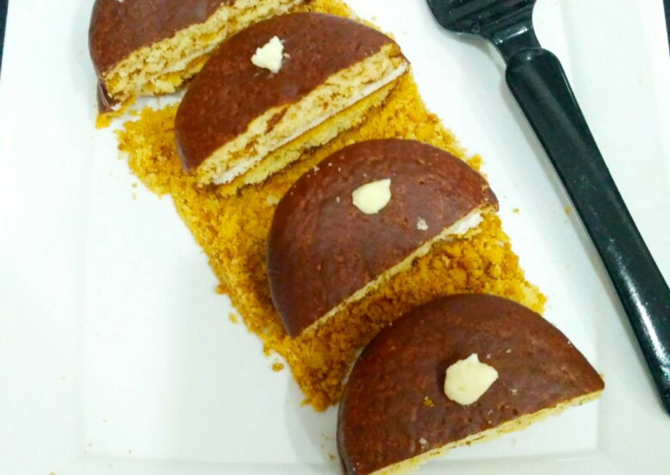 Cream whipped choco pie