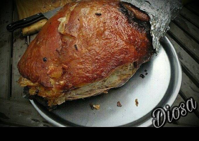 Pierna de cerdo asada al estilo Dominicano Receta de Chef Diosa- Cookpad