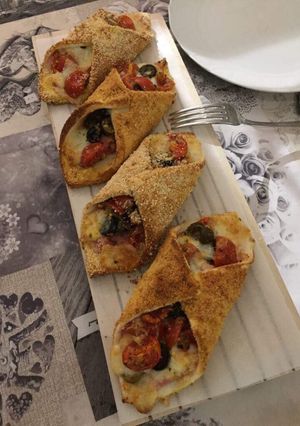 Foto di Cannelloni di tramezzini farciti