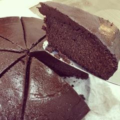 A picture of Jewish chocolate cake.