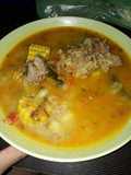 Sopa con carne de rabo