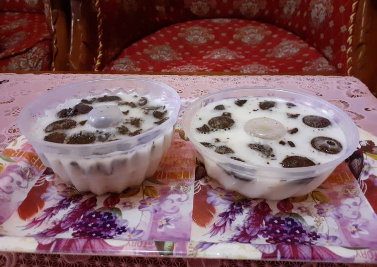 Resep Puding susu oreo | Resep Bumbu Puding susu oreo Yang Enak Dan Lezat