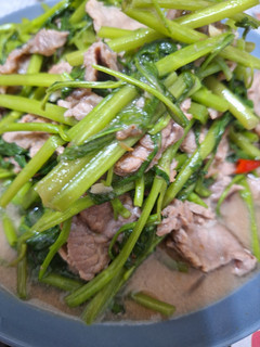 空心菜炒牛肉片 的食譜成品照片