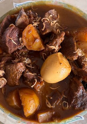 Foto resep Semur daging kentang telur