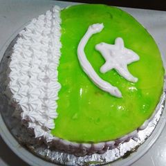 A picture of Independence day cake.