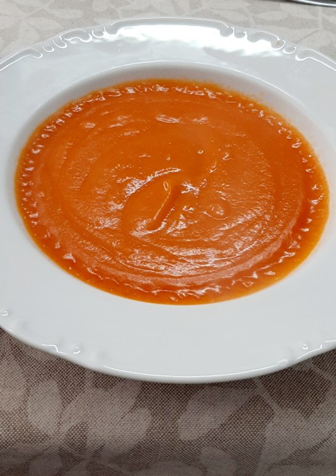 Una foto de Crema de zanahoria