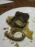Carne rellena con Huevo y Espinaca