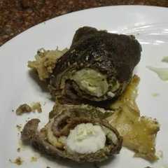 Una foto de Carne rellena con Huevo y Espinaca