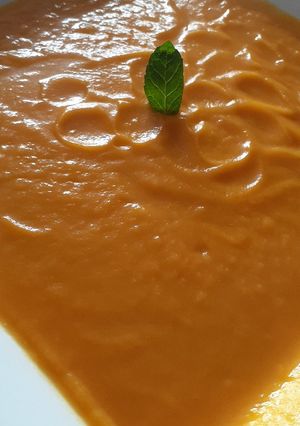 Una foto de Sopa de Calabaza
