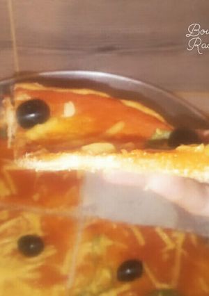 صورة لوصفة بيتزا