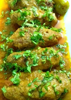 A picture of Bihari Kabab Karahi.