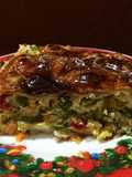 Torta de zapallitos rápida (con masa comprada) 🥧🥕🫑🧅