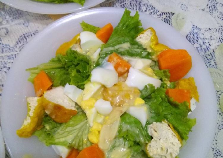 Resep Salad Selada Segar | Cara Membuat Salad Selada Segar Yang Enak dan Simpel