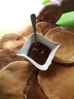 صورة لوصفة بان كيك خفيف 😋😋😋