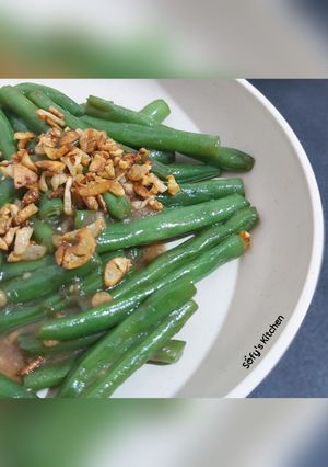 Foto resep Buncis Cah Bawang Putih