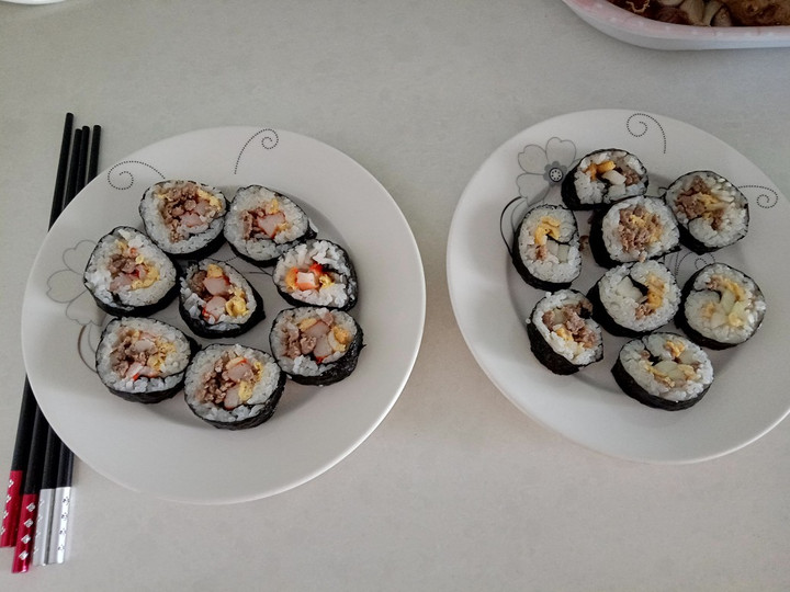 Cara Gampang Membuat Simple sushi, Menggugah Selera