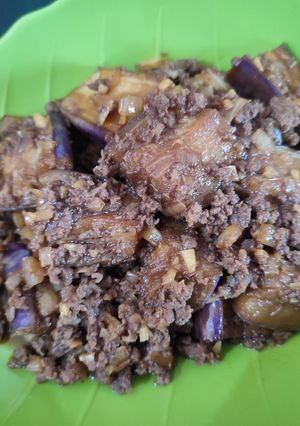 Foto resep Cah Terong Daging Kecap