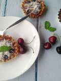 Mini clafoutis senza glutine con farina di riso