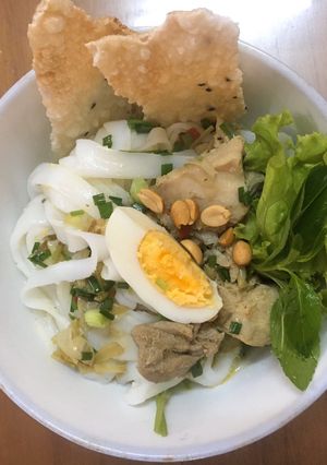 A picture of Quang-Style Chicken Noodles.