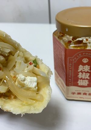 辣豆腐/咖喱蔥捲餅 的食譜成品照片