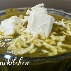 A picture of Palak paneer recipe .