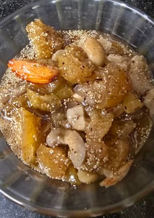 A picture of Amla dryfruits murabba.