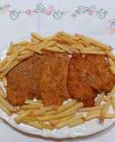 Cotolette di pollo con panatura saporita