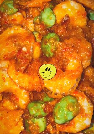 Foto resep Udang Petai Balado