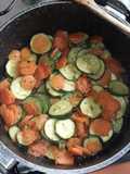 Zucchine e carote trifolate