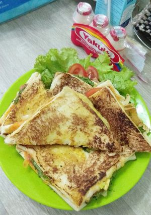 Foto resep Roti John roti Tawar