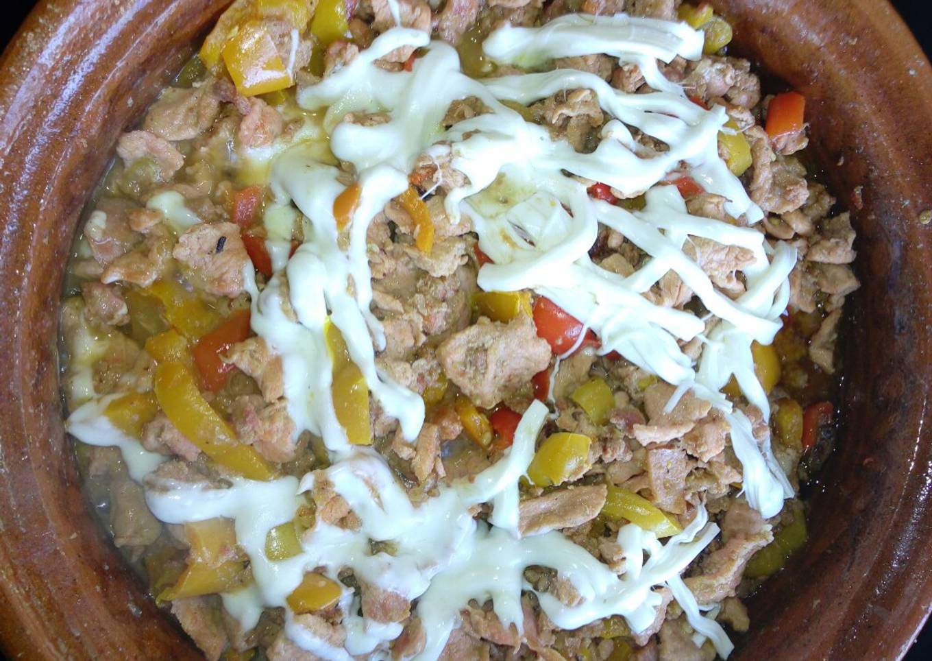 Alambre de cerdo a la Mario, s