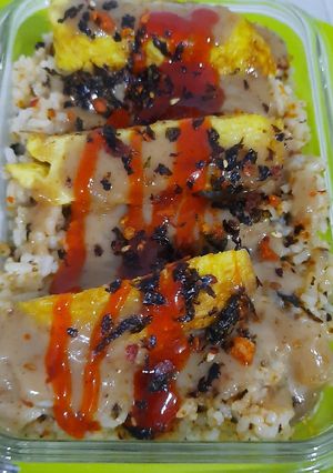Foto resep Nasi mentai ala anak kosan pake kukusan